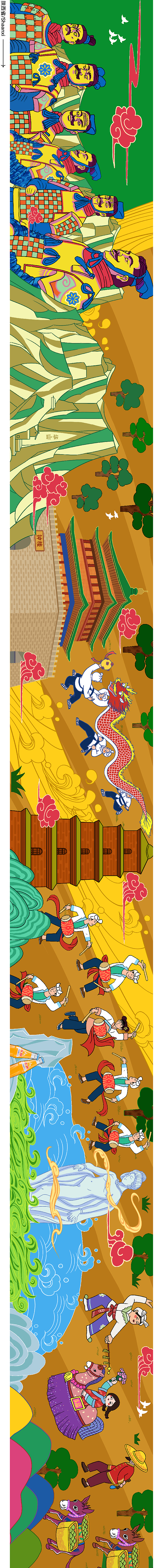 我家住在黄河边丨18米黄河文化长卷