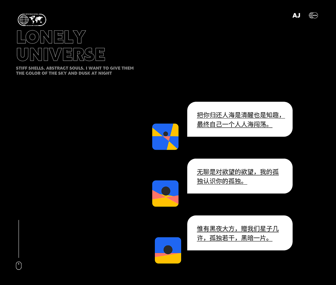 Lonely universe·发呆（图ZMzA2ODE2OTgw） - 图案 - 站酷设计师啊狗AJ原创素材 - 站酷ZCOOL