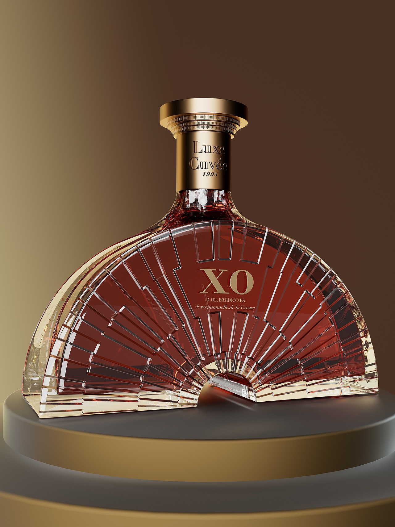 原创酒包装设计｜Luxe Cuvée XO，时间和艺术的结晶（图ZMzY4MTIxNjQ0） - 包装 - 站酷设计师M01Design原创素材 - 站酷ZCOOL