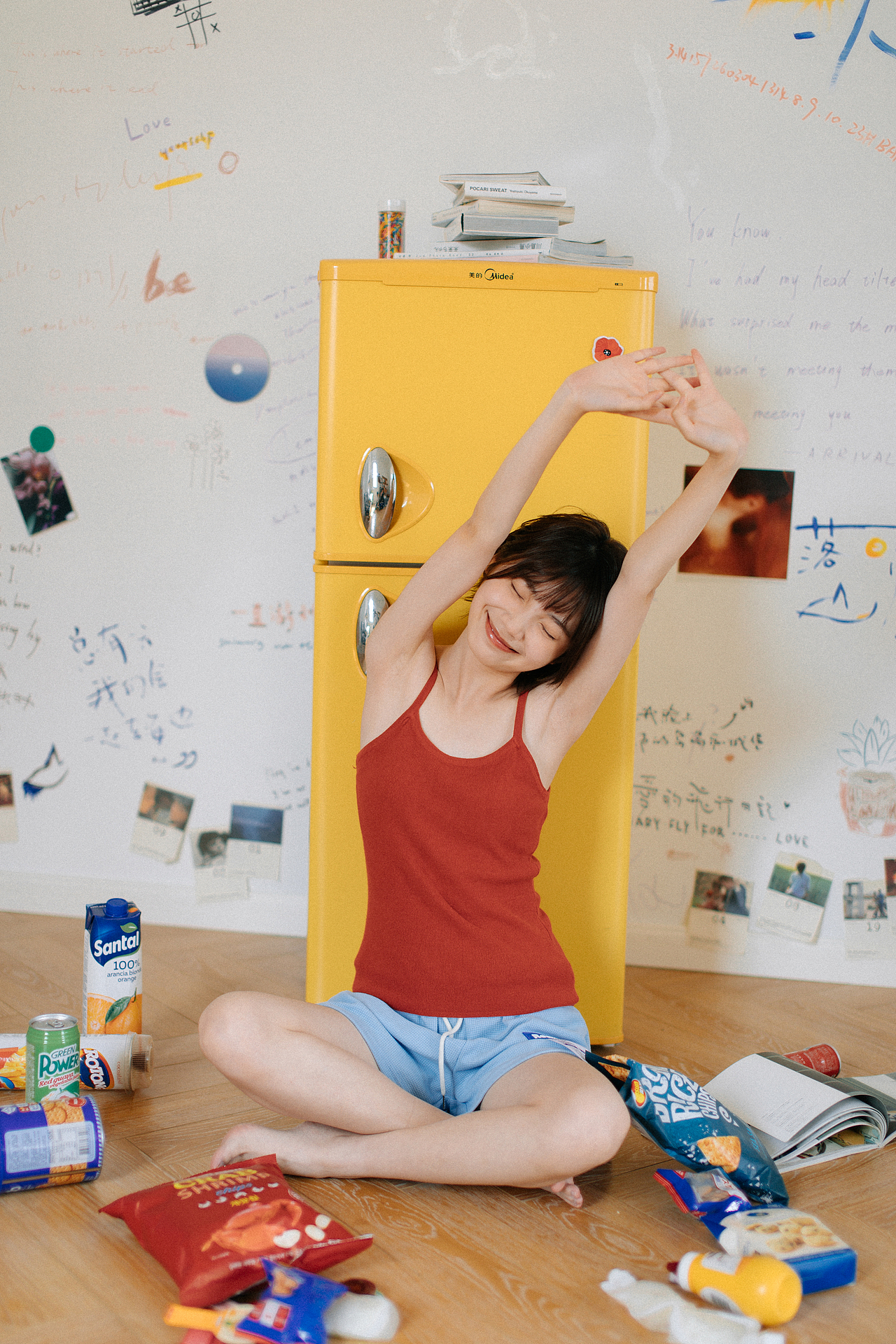 女孩,夏天的颜色