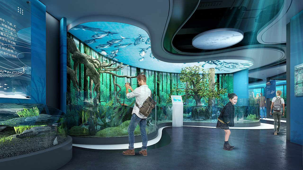现代淡水水族馆+文创（图ZMzQ4NDU1MDc2） - 展陈设计 - 站酷设计师妙尔尼尔_原创素材 - 站酷ZCOOL