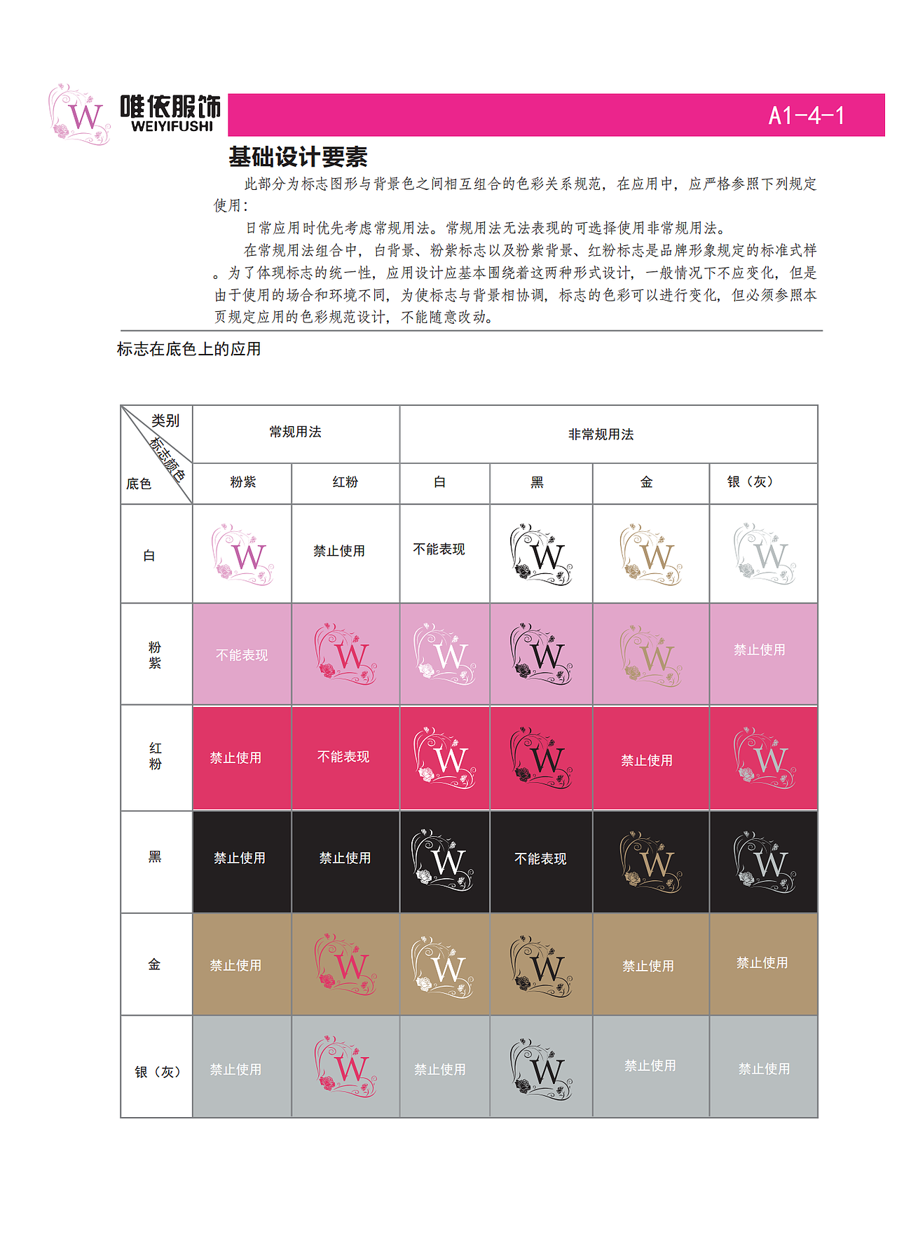 唯一服饰品牌设计