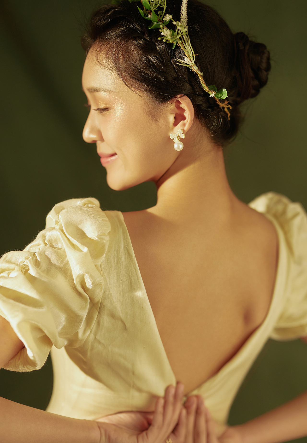 每个女生的婚纱梦:复古油画婚纱写真