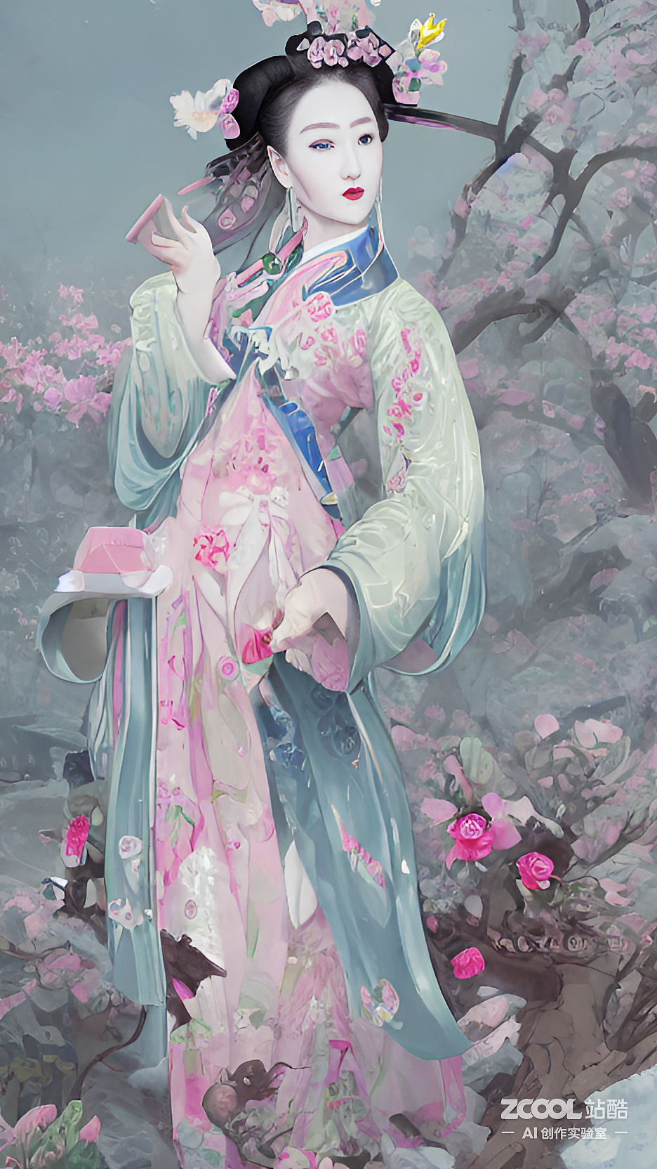 #AI创作实验室#如梦令·无计挽韶光（图ZMzIzODE3Mjk2） - AI作品 - 站酷设计师拿铁不加糖Pro原创素材 - 站酷ZCOOL