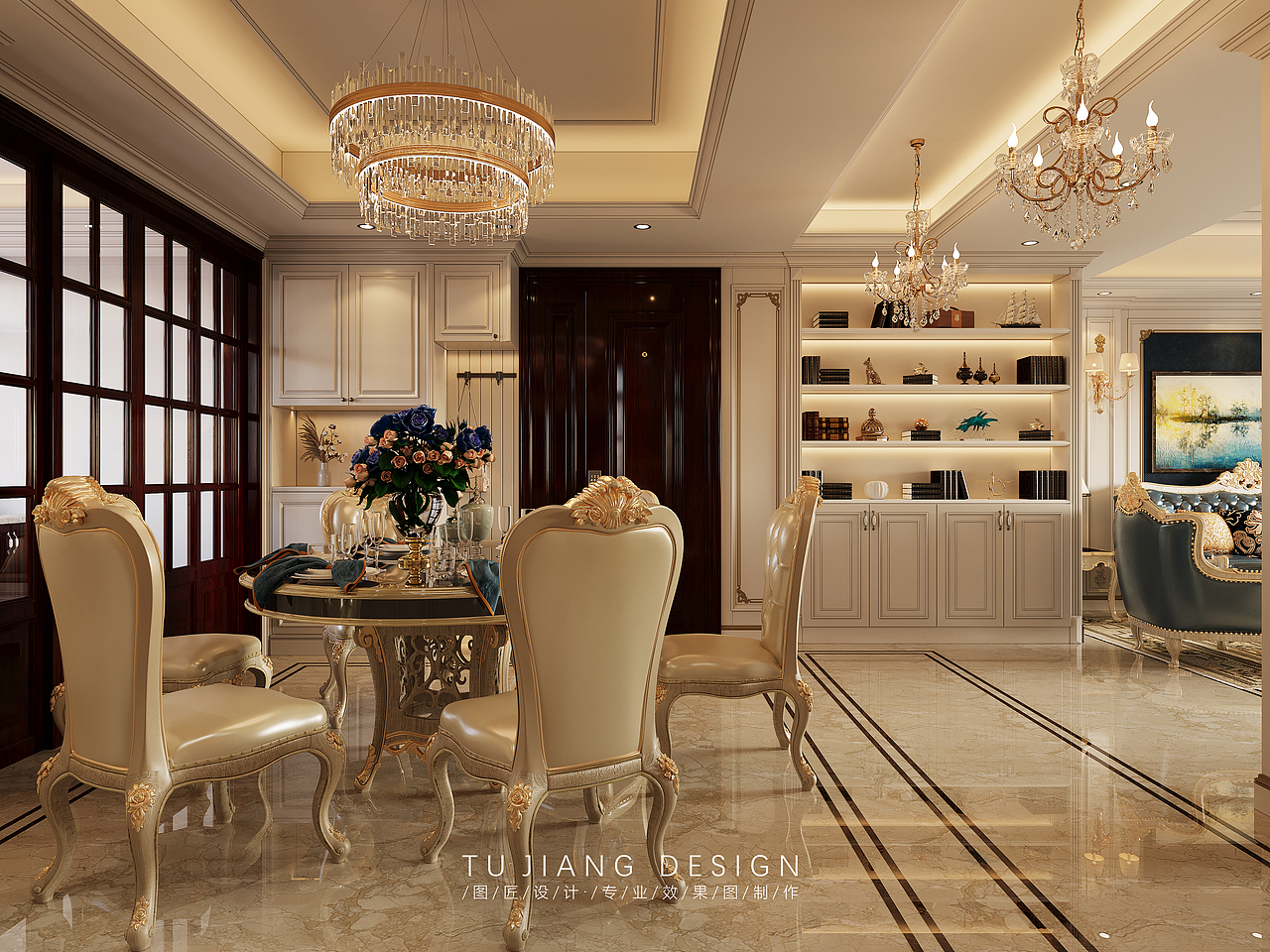 家装|欧式风以简洁、大气、高贵为主要特点