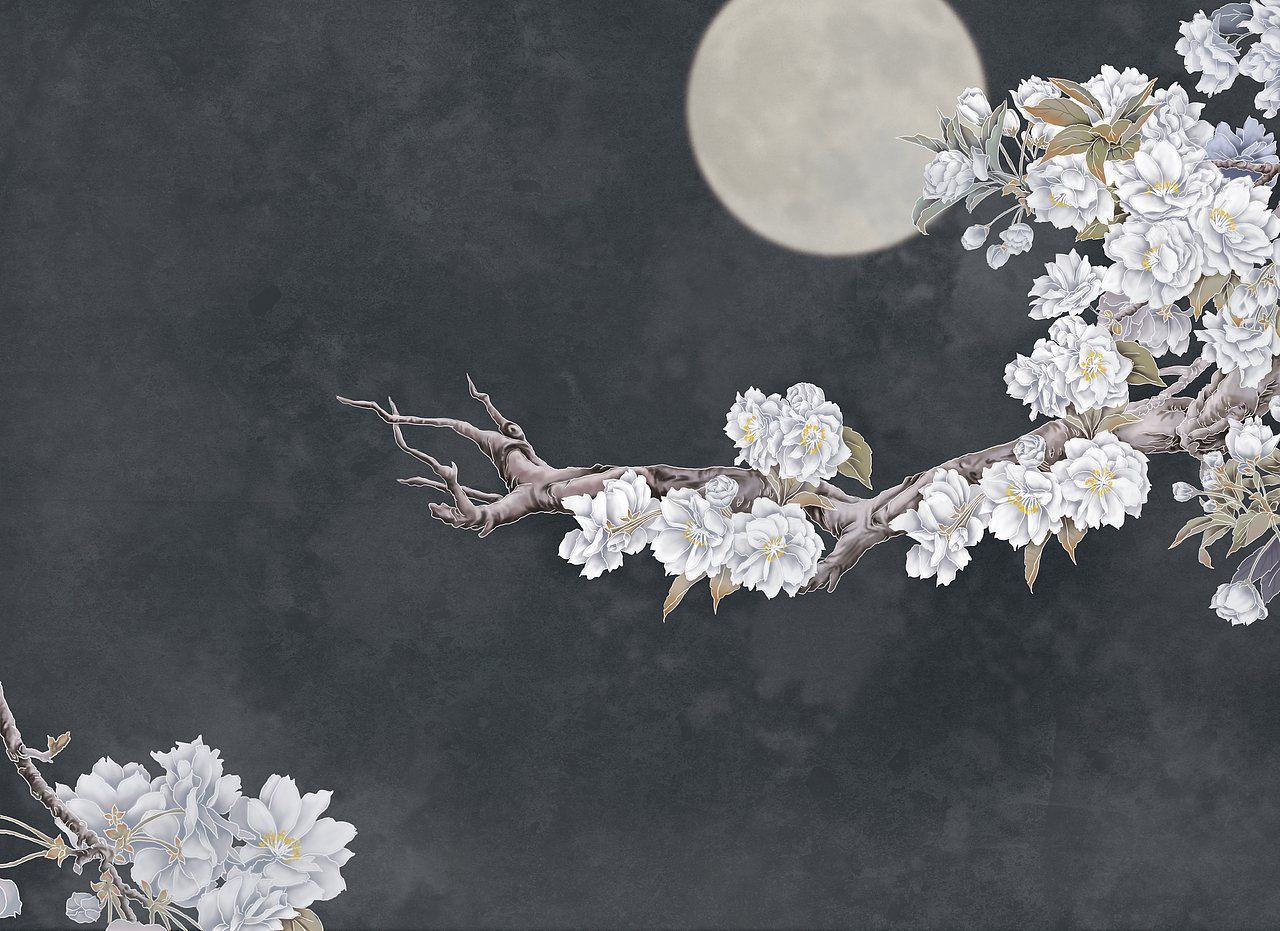 古风花卉（图ZMzEwMDI0NTA4） - 创作习作 - 站酷设计师Intelligent原创素材 - 站酷ZCOOL