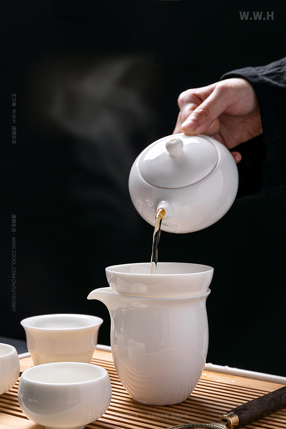 玻璃茶具| 茶盘 | 茶壶 | 茶杯 | 茶具 | 饮具（图ZMzM2NjE5MzQ0） - 产品摄影 - 站酷设计师王文海原创素材 - 站酷ZCOOL