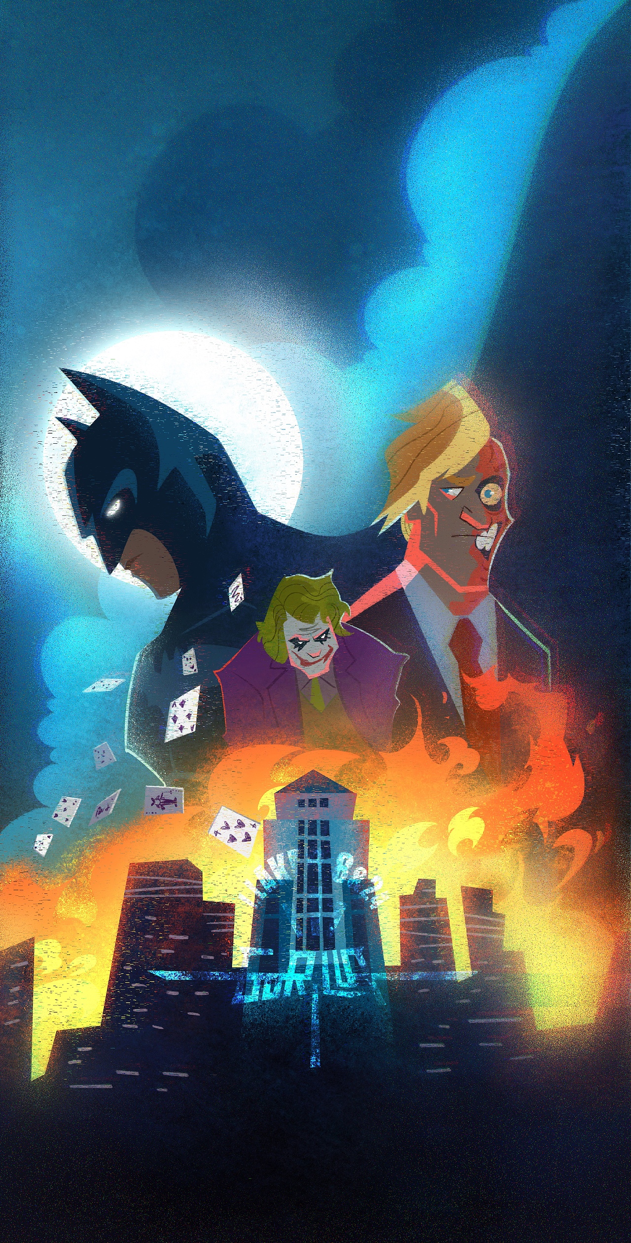 🦇 BATMAN * 3 🦇（图ZMzA2NDAwNzQ4） - 新锐潮流插画 - 站酷设计师ILaker24原创素材 - 站酷ZCOOL