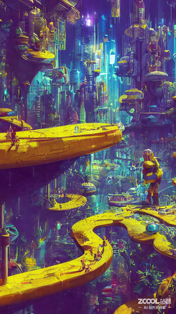 #AI创作实验室#【海绵宝宝的新世界(柠檬X海绵)】