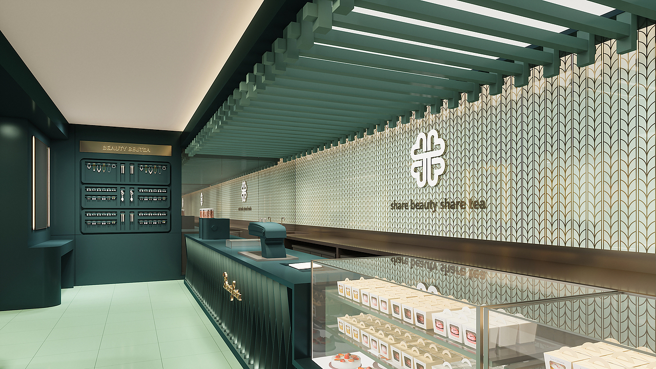一个轻奢茶饮品牌项目的诞生，从无到有【门店设计篇】（图ZMzcwOTUyMzE2） - 商业空间设计 - 站酷设计师手艺人灬原创素材 - 站酷ZCOOL