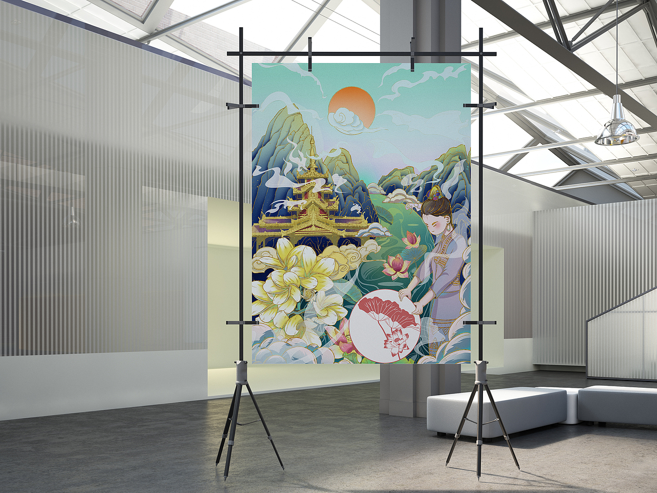 德宏非遗文化·傣族剪纸——【剪下生花】？？？