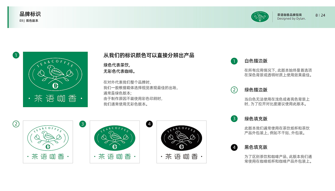 茶语咖香品牌VI