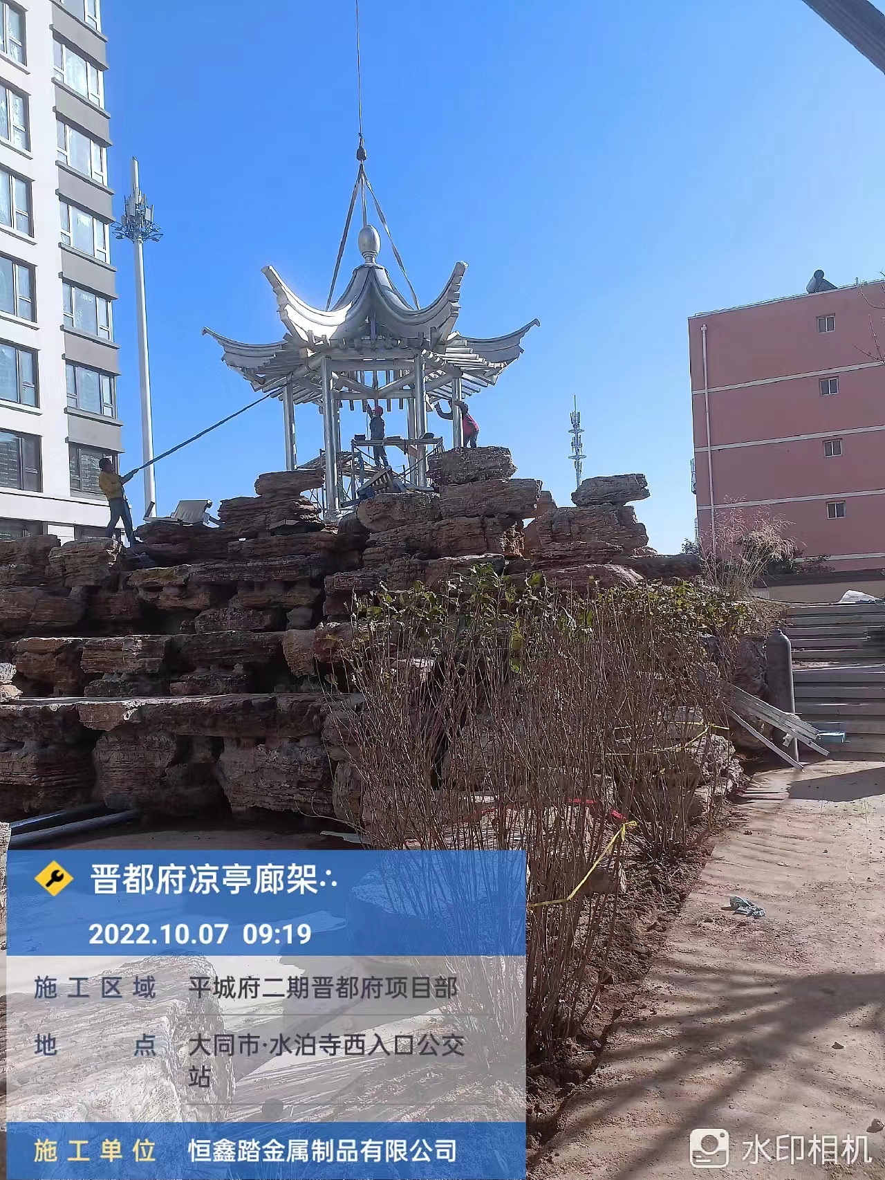 古建六角凉亭 小区景观金属六角凉亭