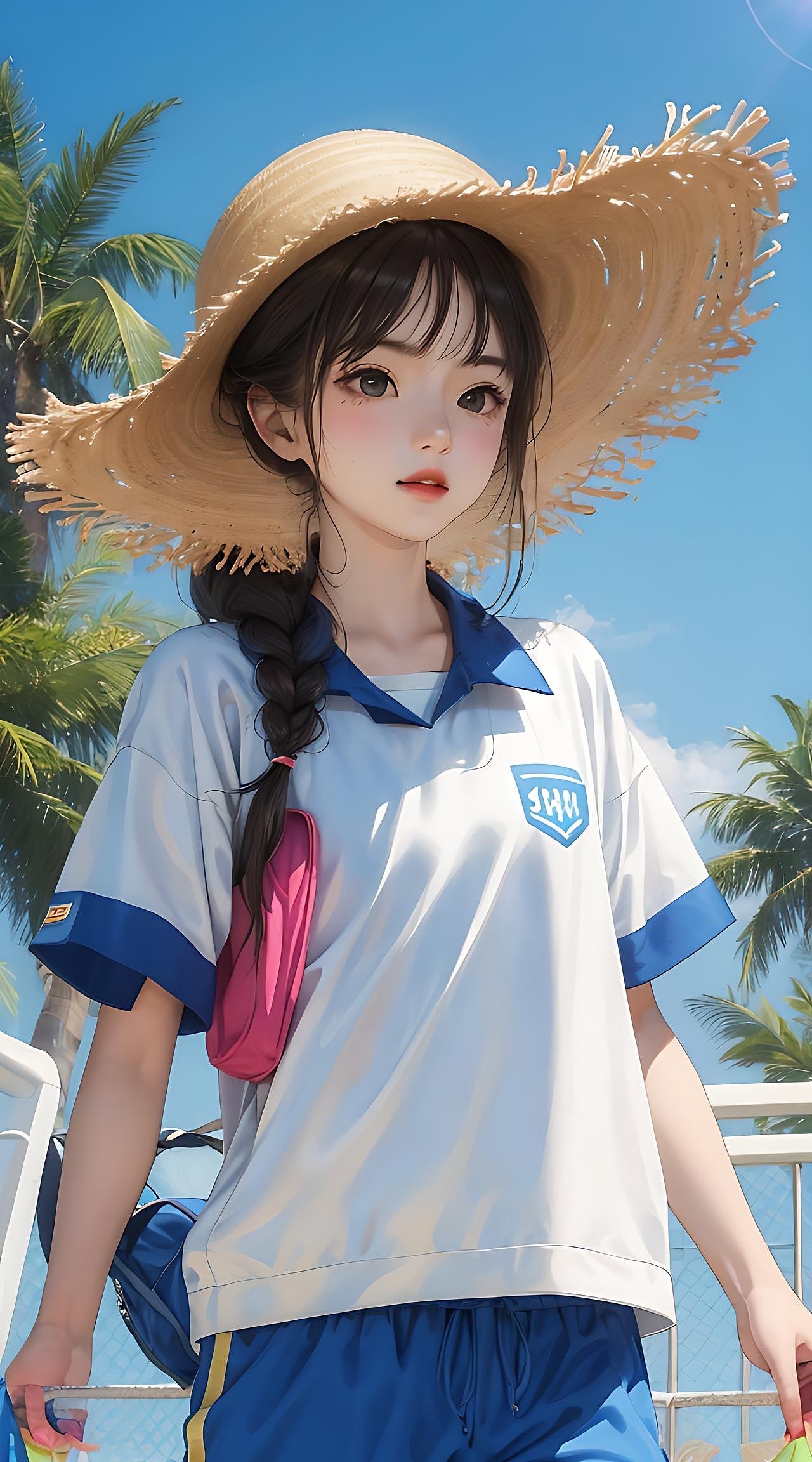 前段时间很火的阳光女孩（图ZMzYyNjA0NjMy） - AI作品 - 站酷设计师墨央666原创素材 - 站酷ZCOOL