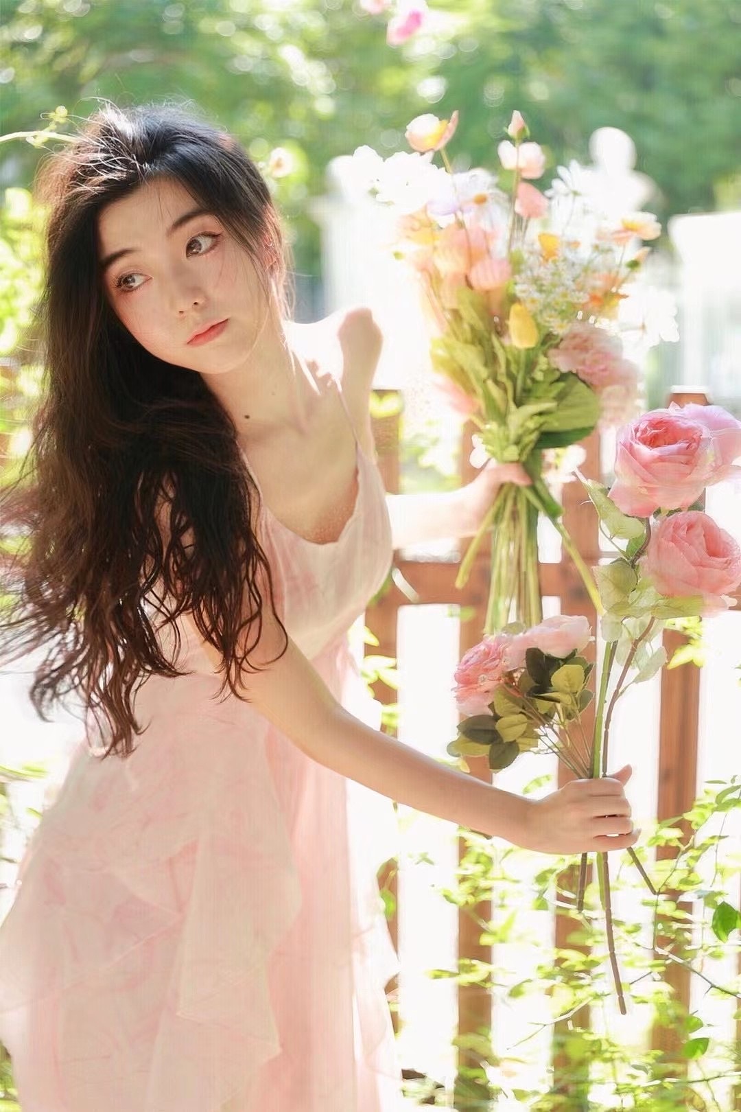 别墅花园光感写真