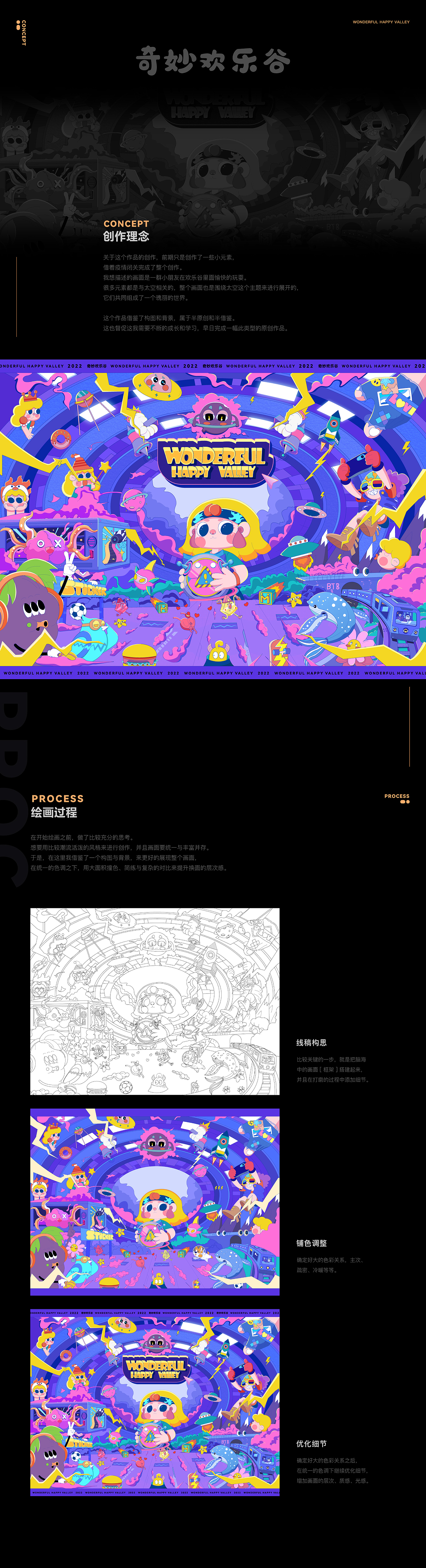 奇妙欢乐谷（图ZMjk5MDczNDA4） - 商业插画 - 站酷设计师story明天原创素材 - 站酷ZCOOL