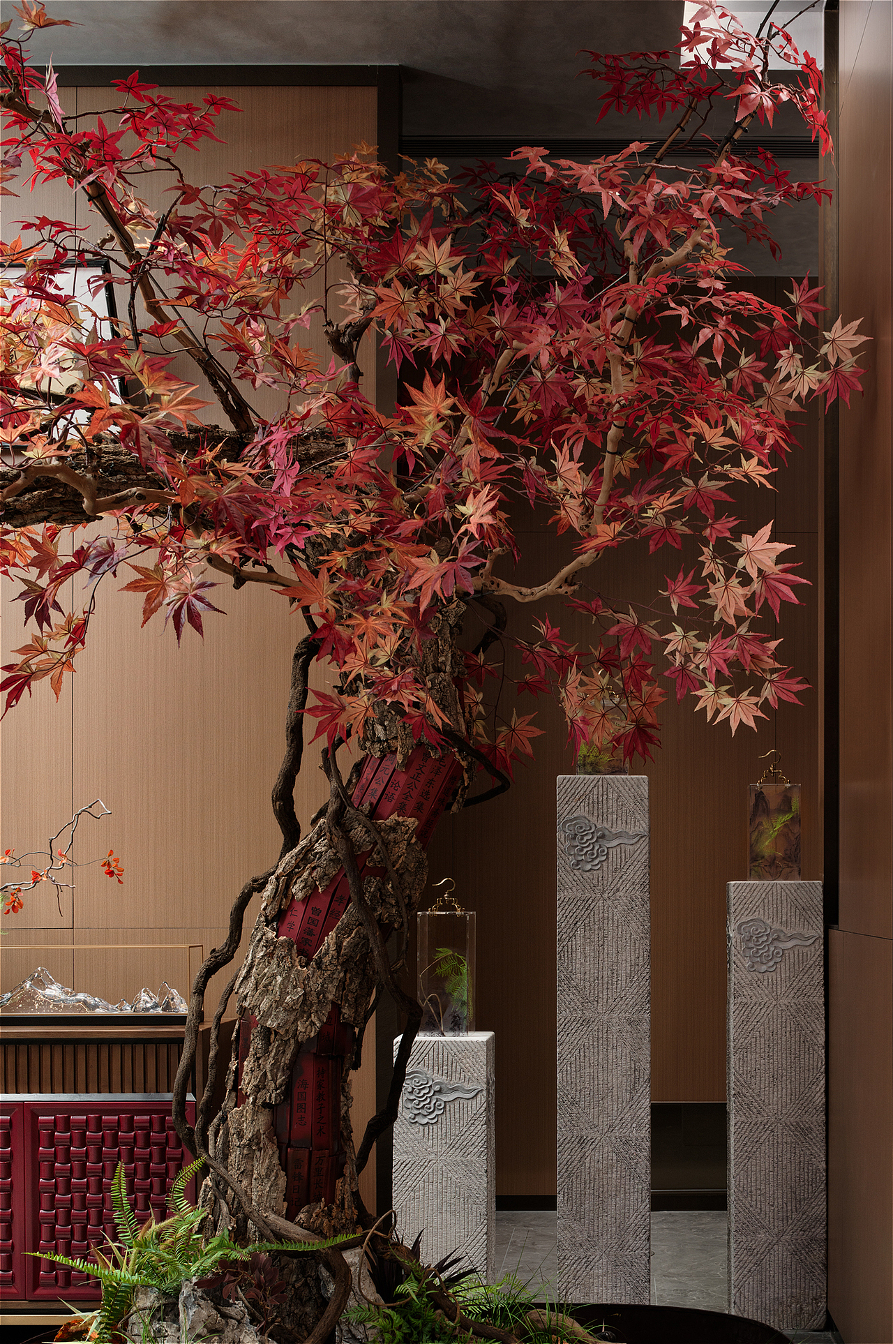 北京中式餐厅空间摄影案例—曾府·传家湘菜