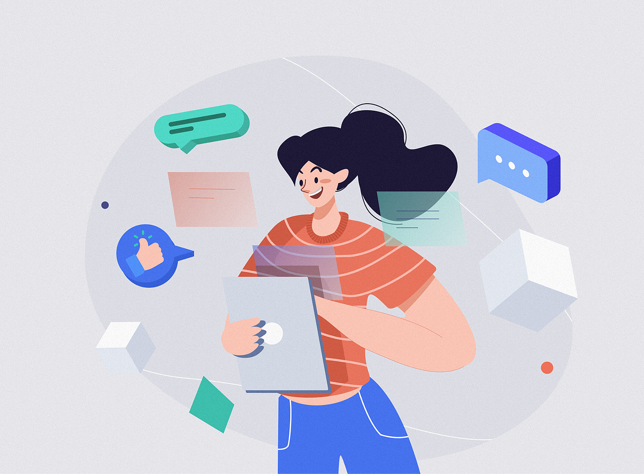 ExaVault官网插画