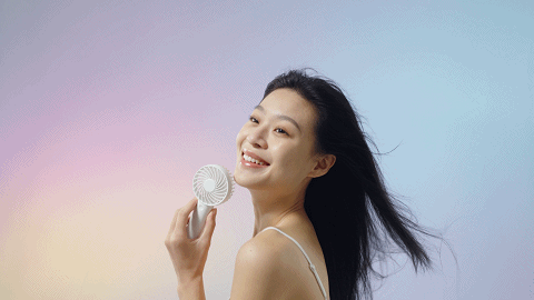 飓风四色迷你手持风扇|视频拍摄