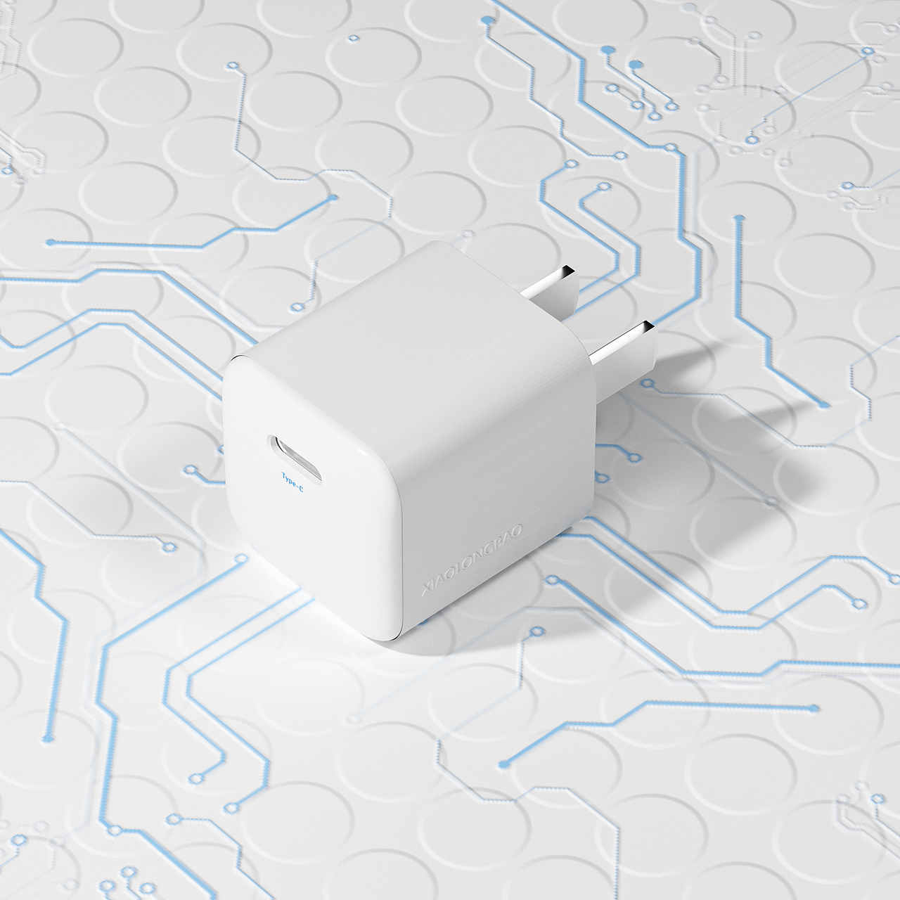 充电器建模渲染