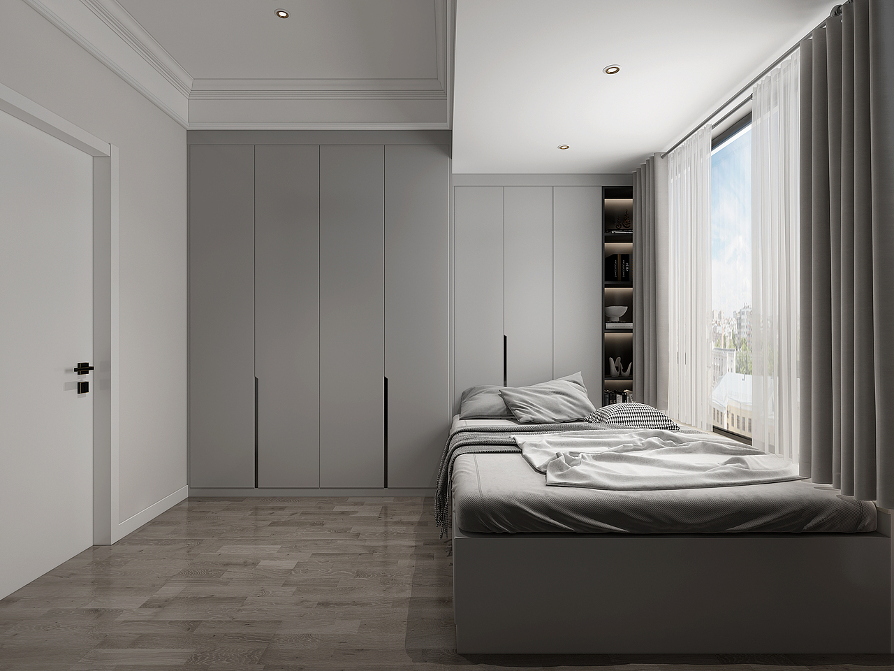 深圳如愿空间设计:盛世花园90㎡,现代简约风设计