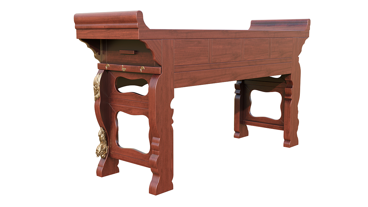 №355中式供桌建模渲染教程（图ZMzUxMzQxMjcy） - 工艺品设计 - 站酷设计师古色谷香原创素材 - 站酷ZCOOL