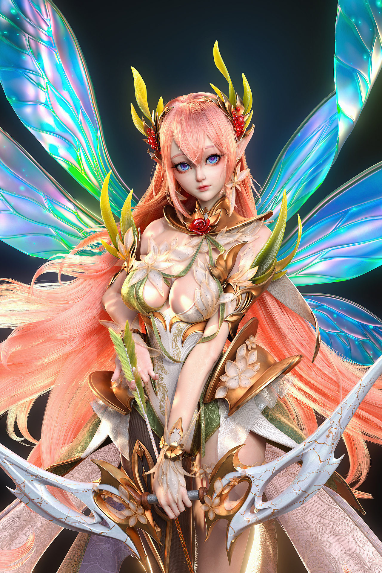 Flower Elf 花精灵（图ZMzAxMjc1NjE2） - 人物/生物 - 站酷设计师kazami小鑫原创素材 - 站酷ZCOOL