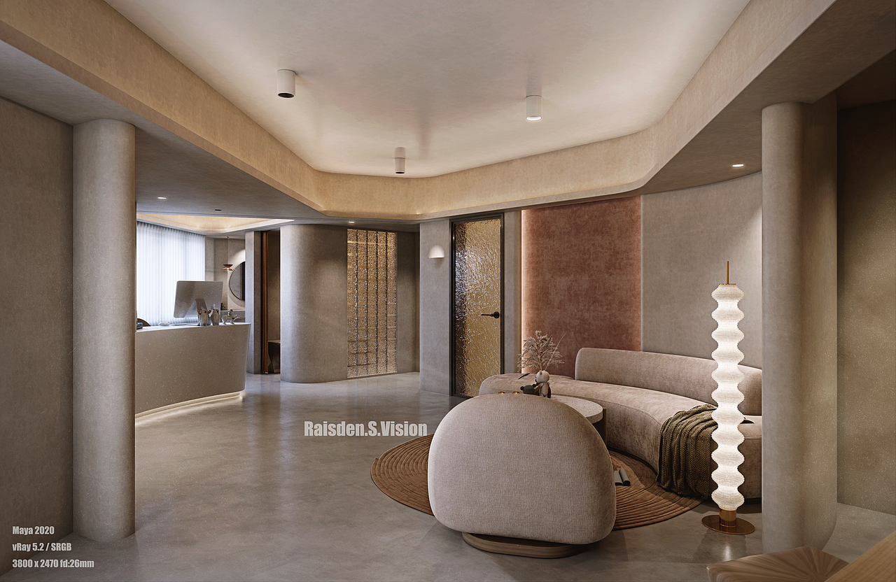 侘寂风美容店空间设计（图ZMzI5MDMxNzcy） - 建筑/空间 - 站酷设计师RaidenS高光艺设原创素材 - 站酷ZCOOL