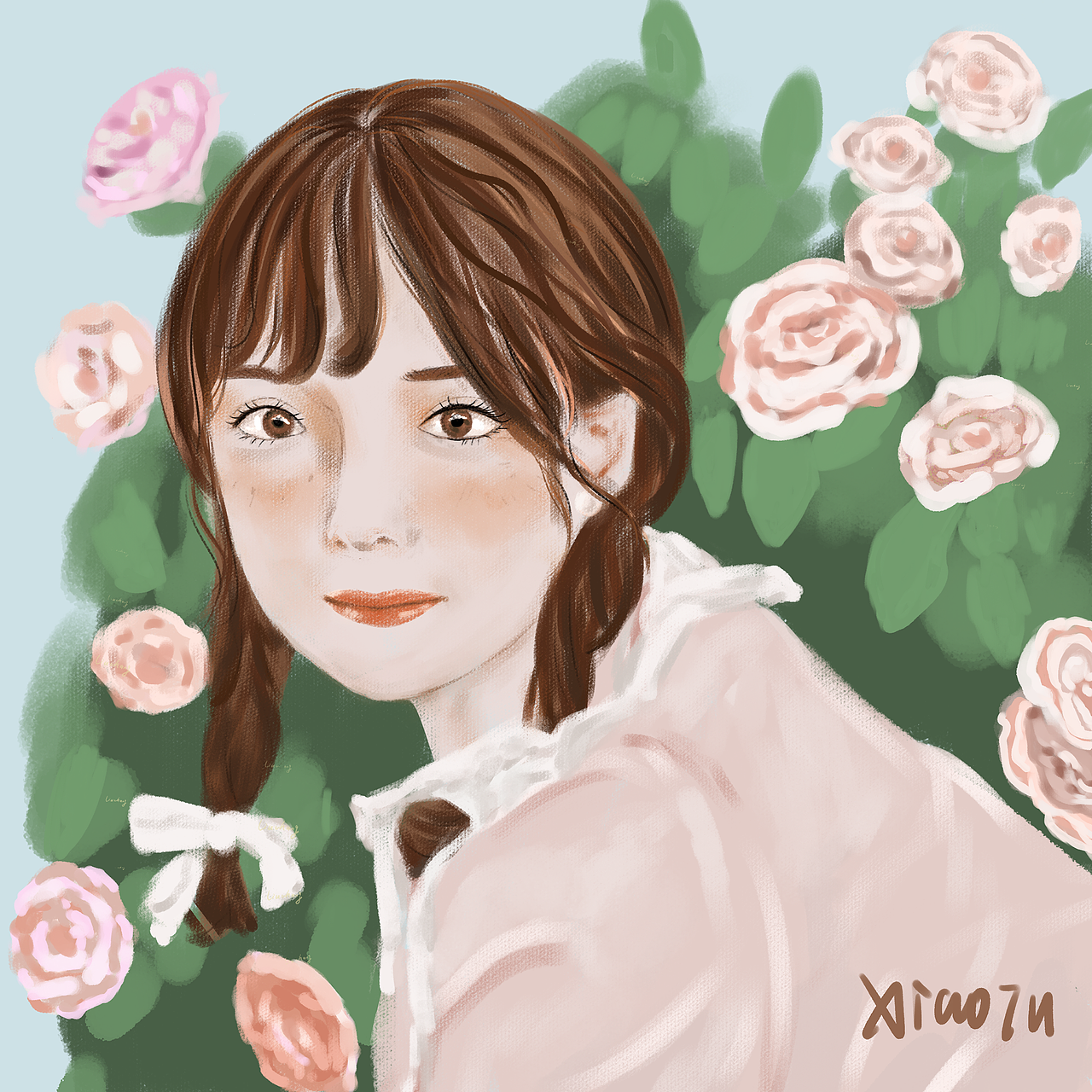 来一组最近的插画