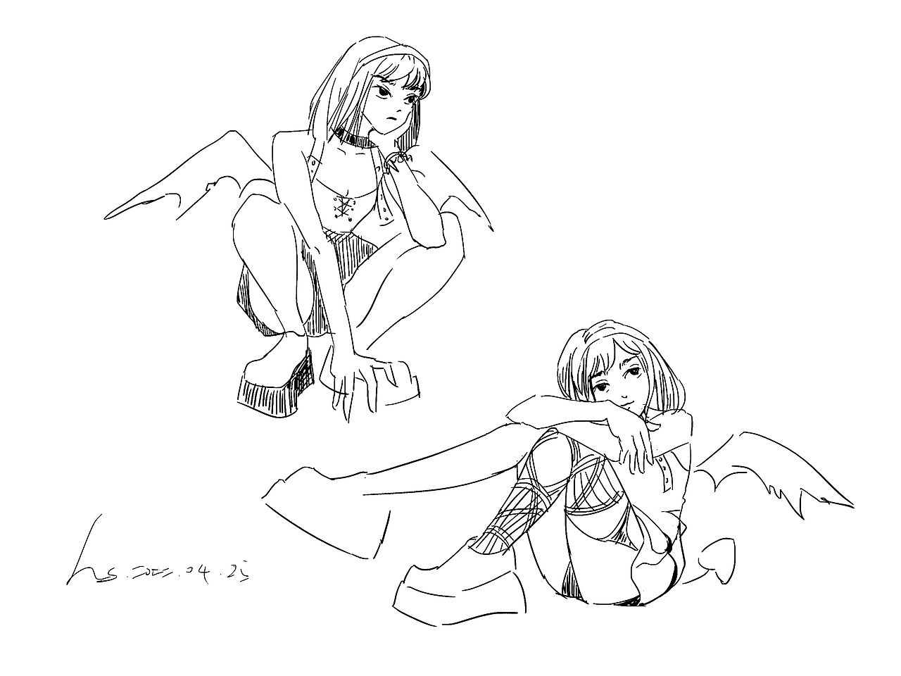 #速寫60天挑戰(zhàn)賽# Day 57 @速寫班長（圖ZMjk4ODUwNjIw） - 創(chuàng)作習作 - 站酷設計師寒沬沬原創(chuàng)素材 - 站酷ZCOOL