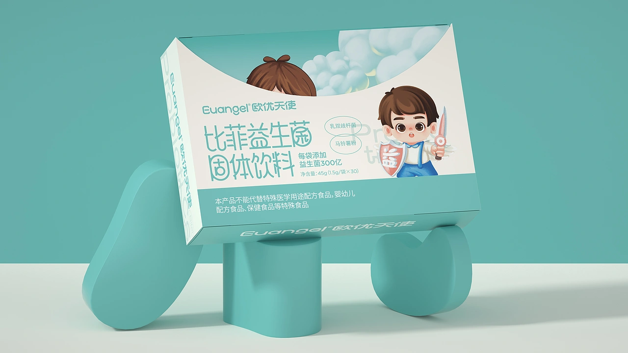 尚智&times;欧优｜系列维生素固体饮料包装｜食品包装设计