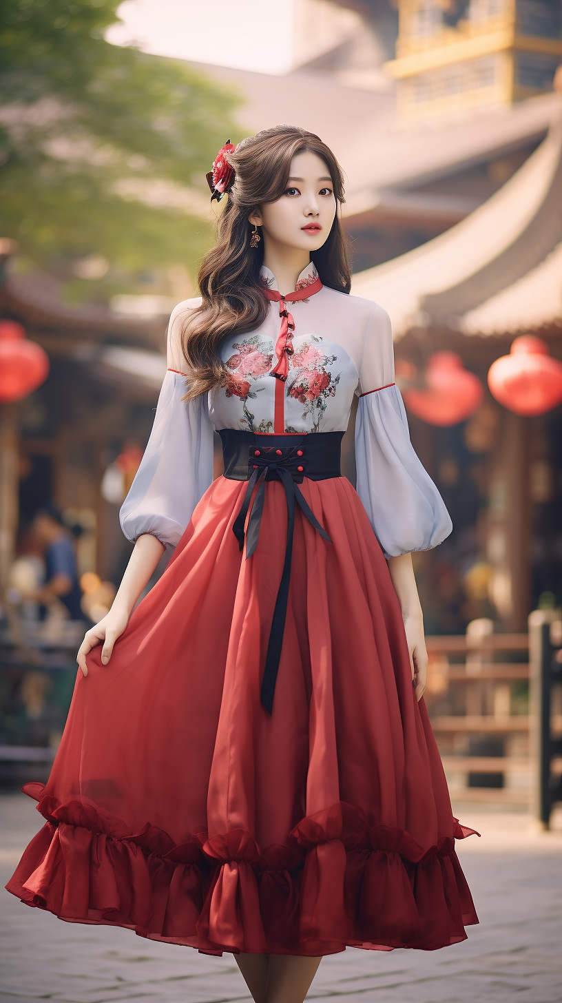 穿汉服的小姐姐8|汉服设计