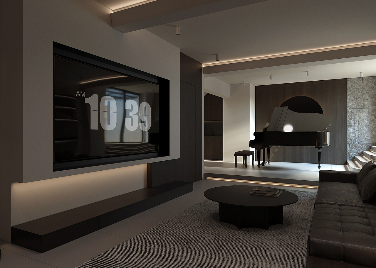 暗黑风家装（图ZMzYxNjI1NzE2） - 家装设计 - 站酷设计师南方视觉原创素材 - 站酷ZCOOL