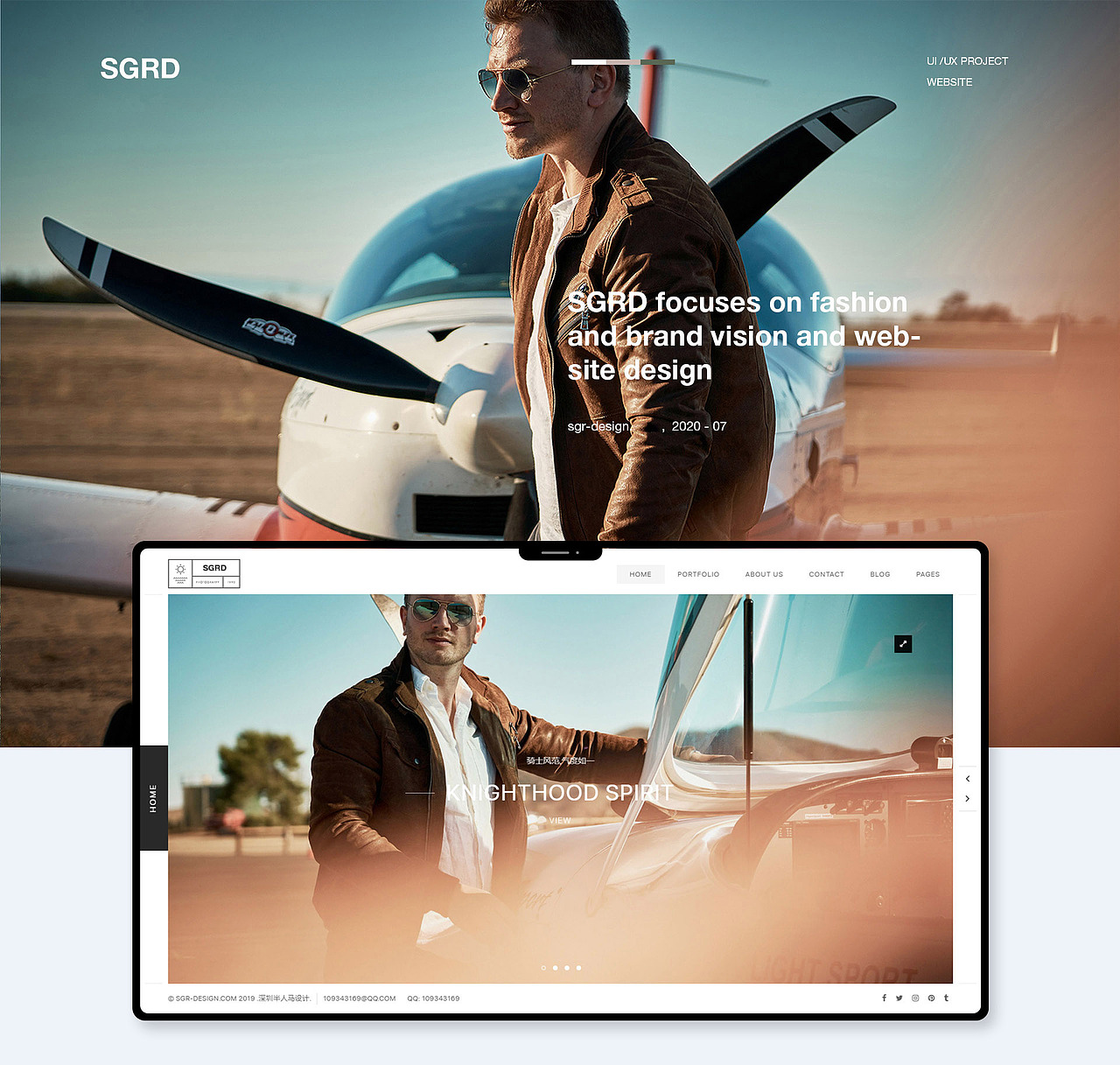 高端品牌服装网站设计（图ZMzE1OTI0NDgw） - 企业官网 - 站酷设计师半人马设计原创素材 - 站酷ZCOOL