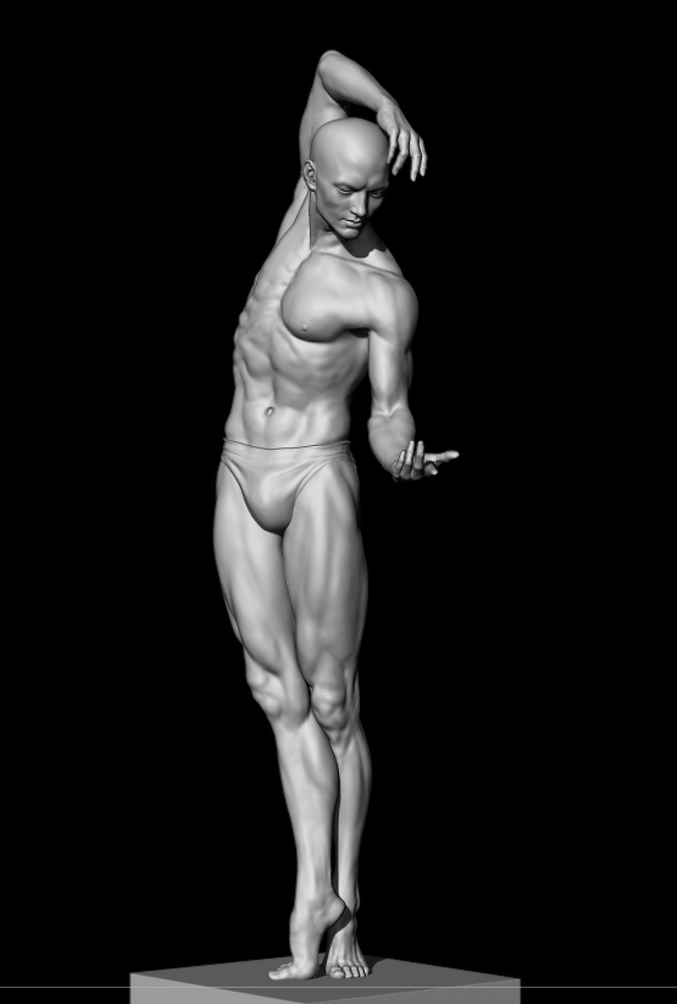 数字雕塑（图ZMzQ4MzM3NDg0） - 人物/生物 - 站酷设计师板烧XD原创素材 - 站酷ZCOOL