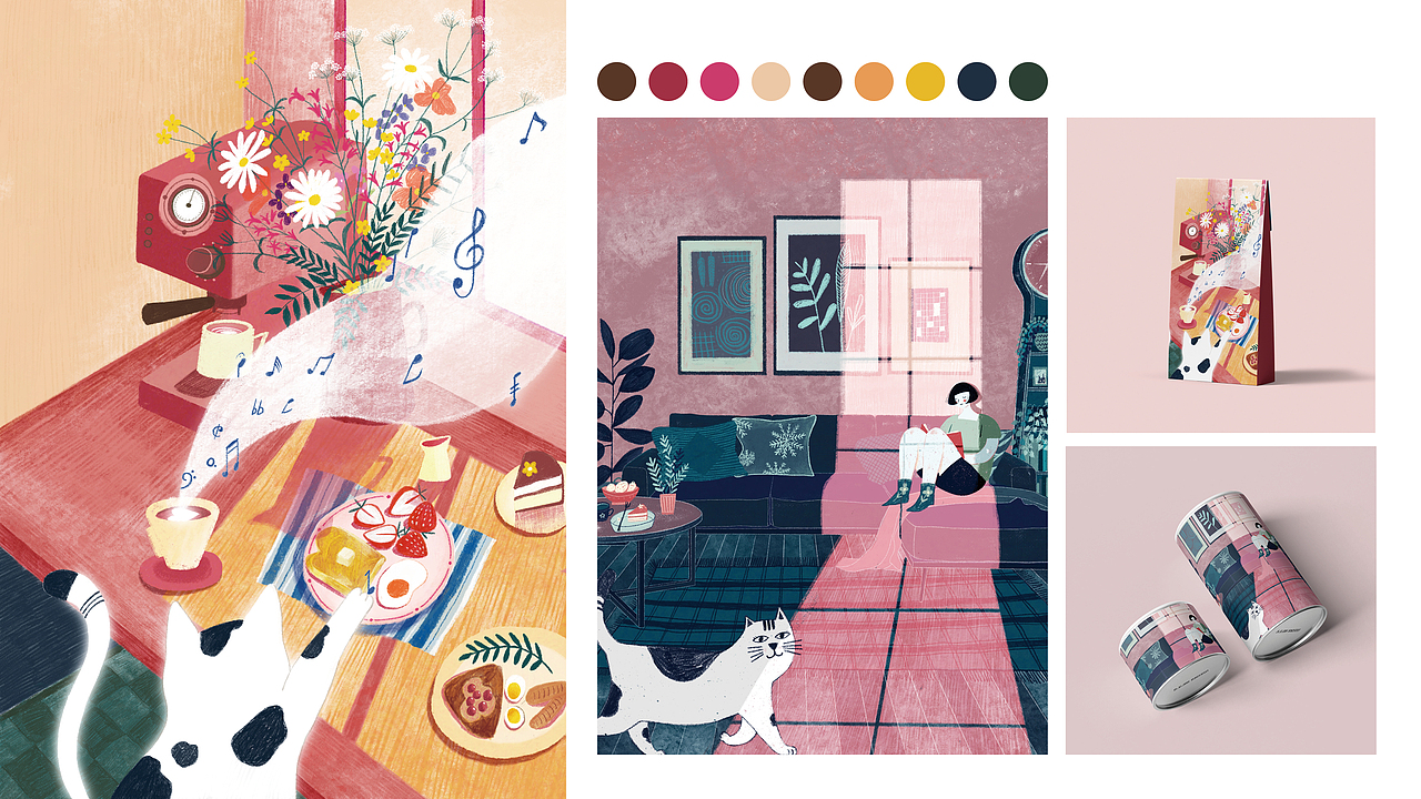 2022插画作品集（图ZMzE0MzYxNTgw） - 商业插画 - 站酷设计师卒姆托的猫原创素材 - 站酷ZCOOL