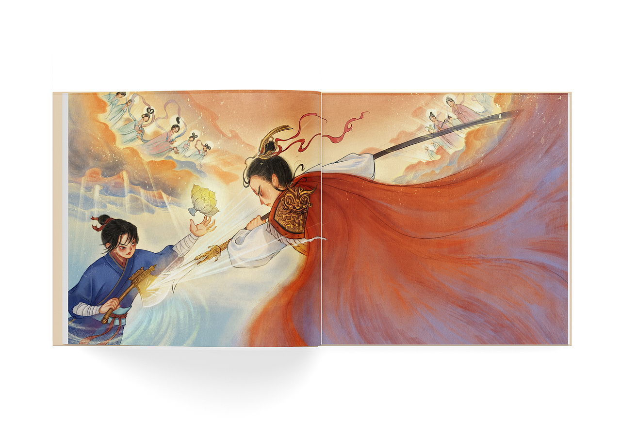 《沉香救母》原创绘本(节选)