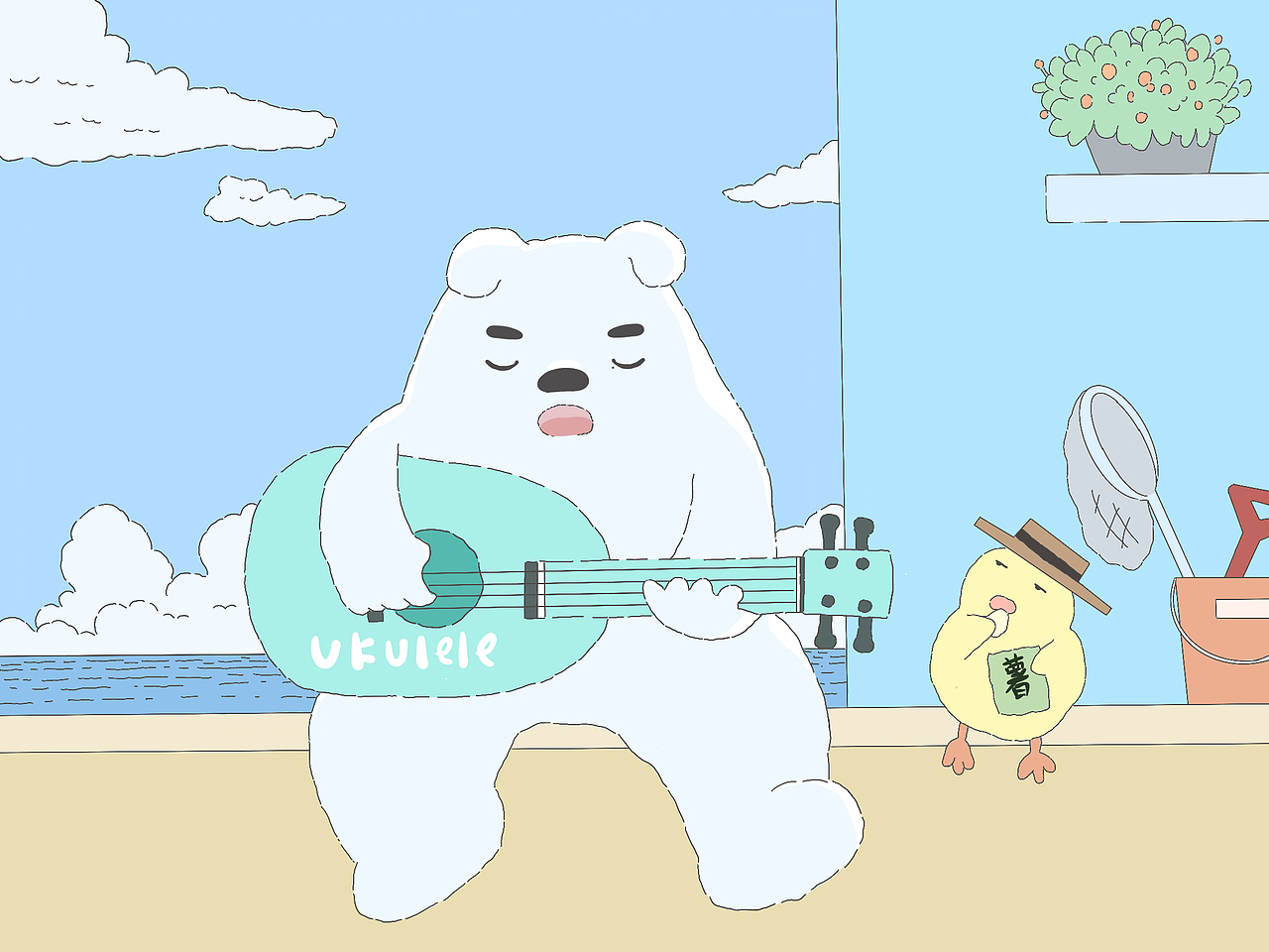 回到童年（图ZMzQzMzQ0MTQw） - 儿童插画 - 站酷设计师玲子安安原创素材 - 站酷ZCOOL