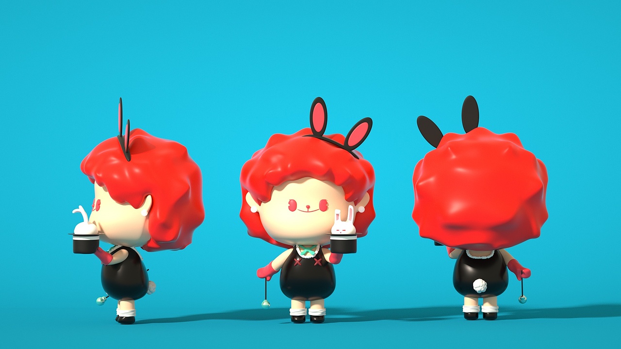 近期人物ip建模练习