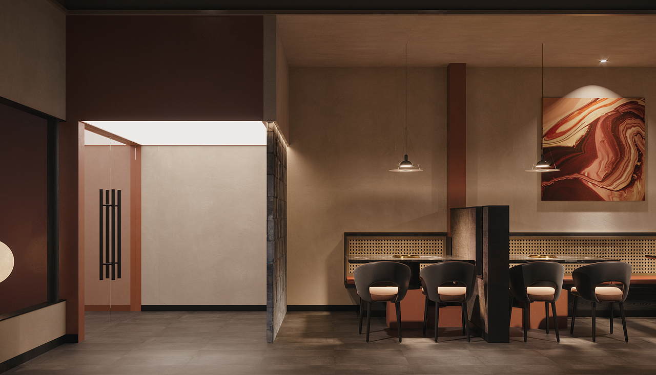 20日料店（图ZMzA3NTI4MDU2） - 建筑/空间 - 站酷设计师米灰度原创素材 - 站酷ZCOOL