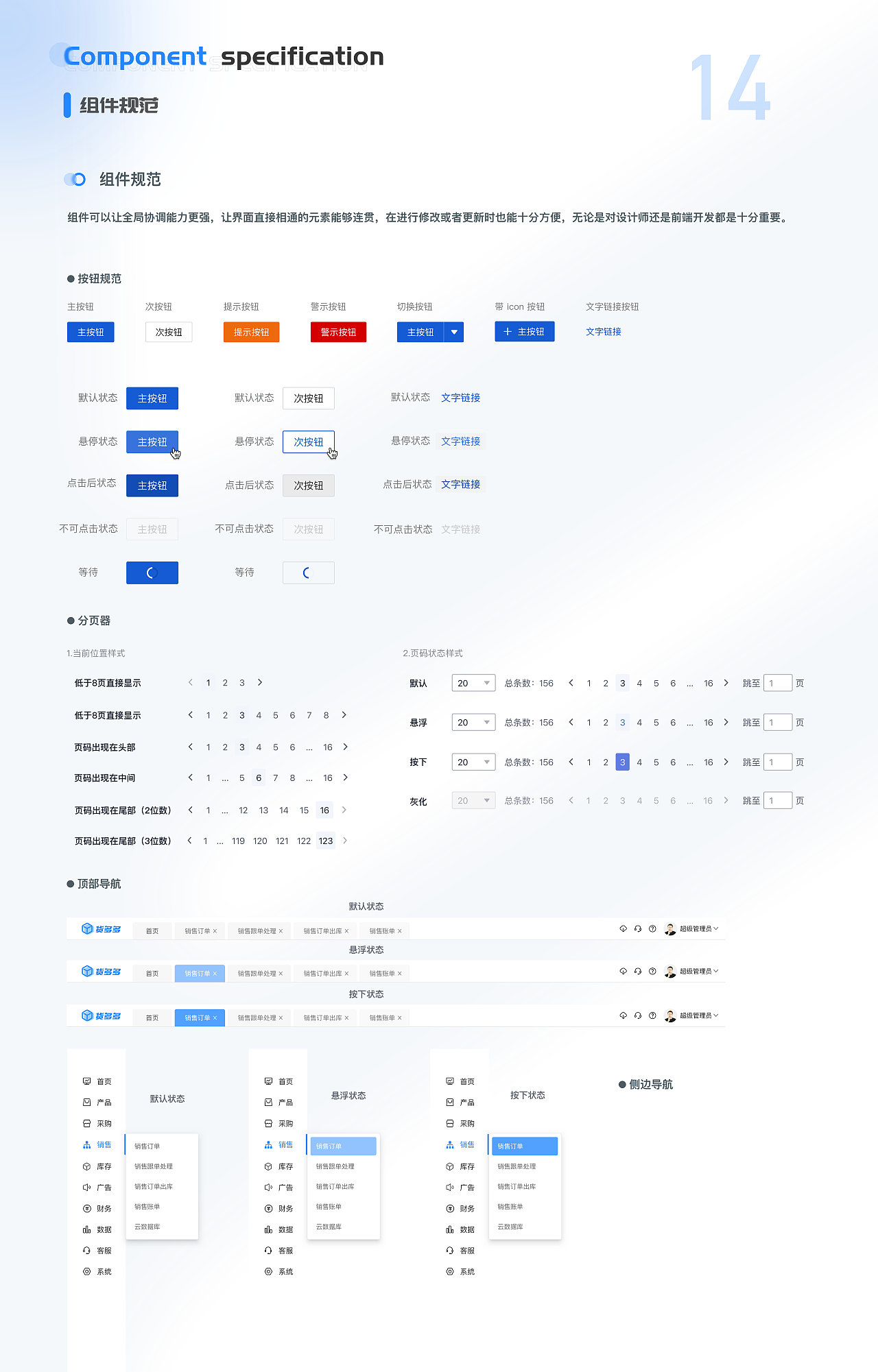 一套ERP后台管理系统|B端后台