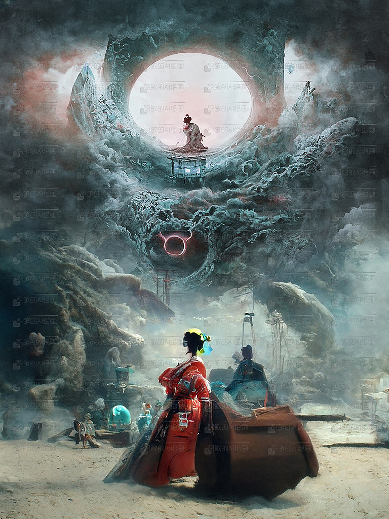 三体  ai人工智能绘画艺术