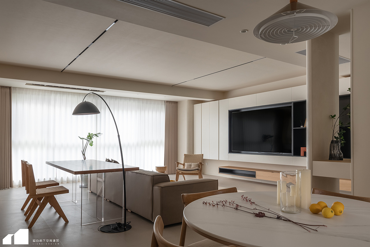 留白·私宅 ｜聆雨｜温润自然现代原木风（图ZMzQxMTk4OTU2） - 家装设计 - 站酷设计师留白屿下空间建筑原创素材 - 站酷ZCOOL