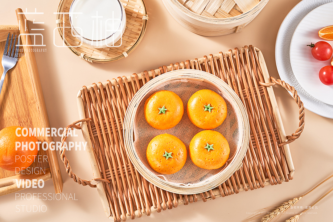 橘子包 包子馒头 奶黄包 早餐 面包 儿童面点美食摄影（图ZMzM5OTkwNjUy） - 美食摄影 - 站酷设计师蓝西柚美食摄影原创素材 - 站酷ZCOOL