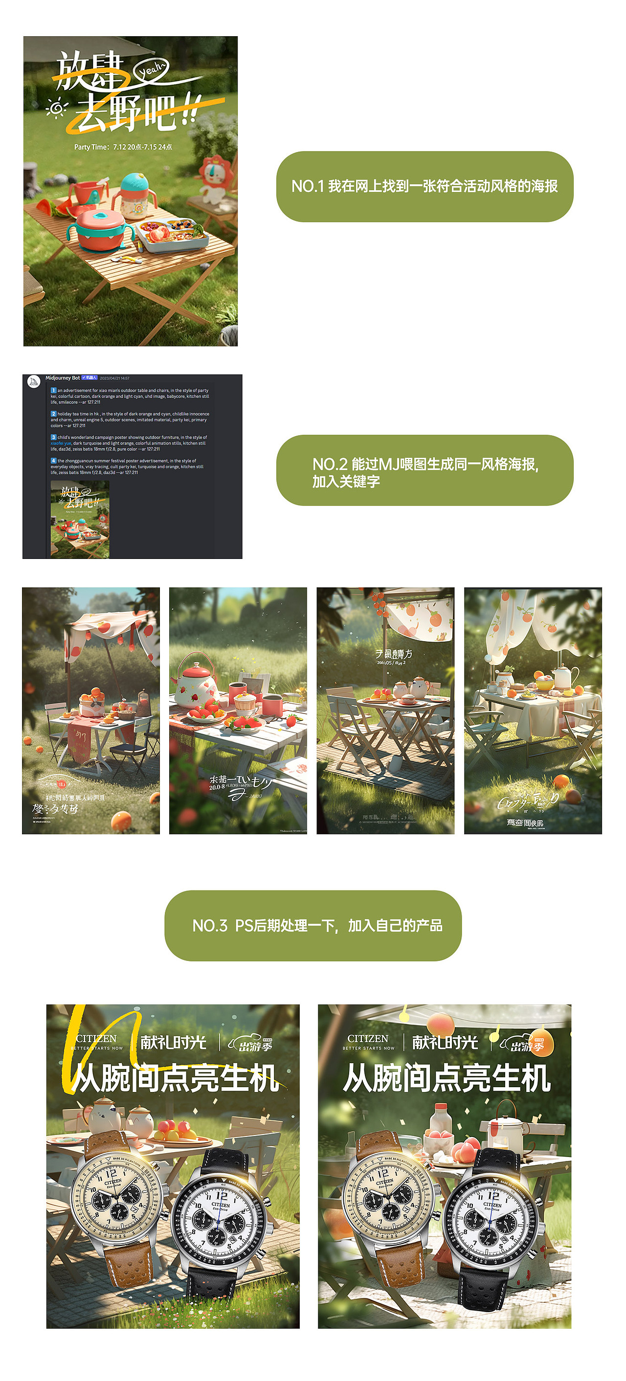 AI商业海报的应用