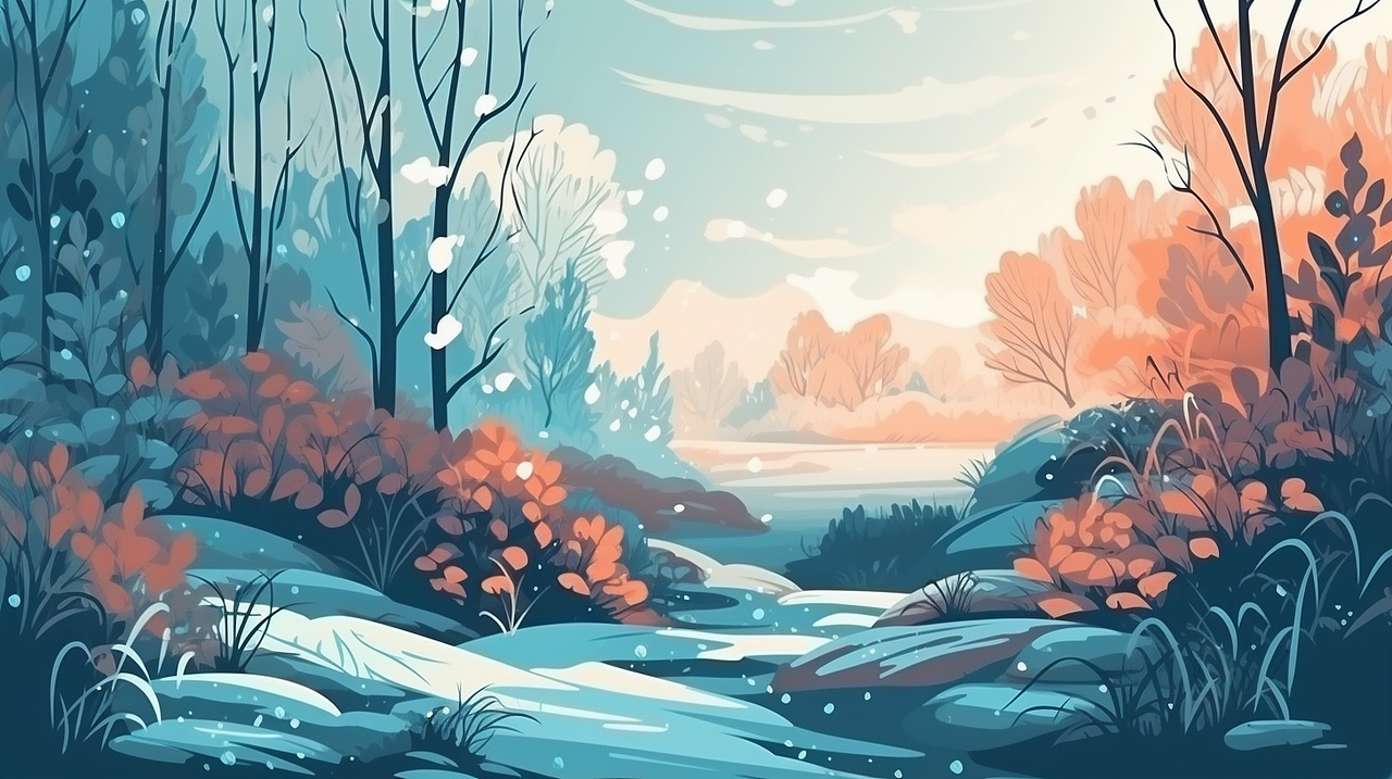 春夏秋冬（图ZMzM2MDUxNjI4） - AI作品 - 站酷设计师kkaaxhk原创素材 - 站酷ZCOOL