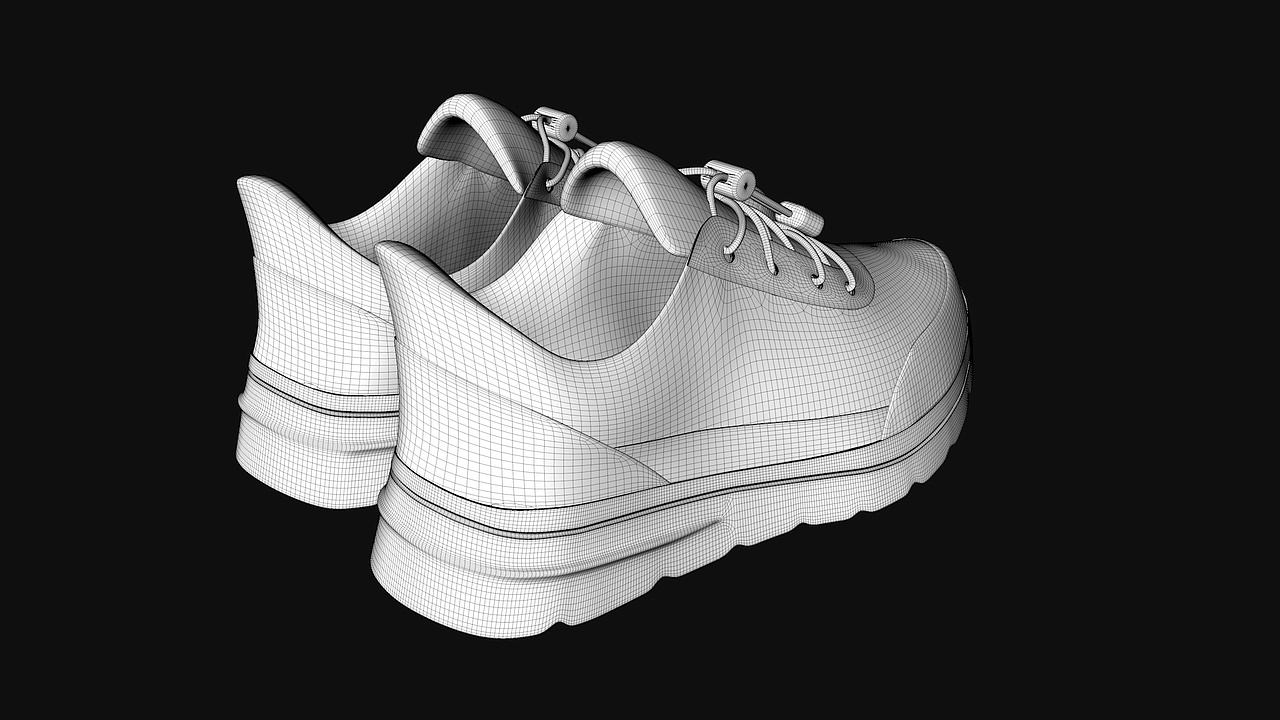 C4D鞋建模及OC渲染