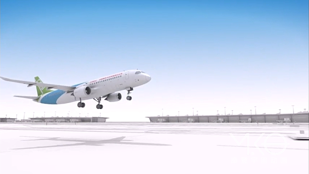 C919中国商用飞机有限公司数字样机三维展示片3