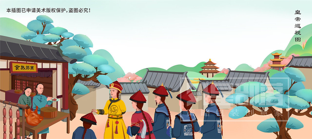 外星部落案例|燕郊小镇糖熏鸡系列 烟郊之烟大美且甜。