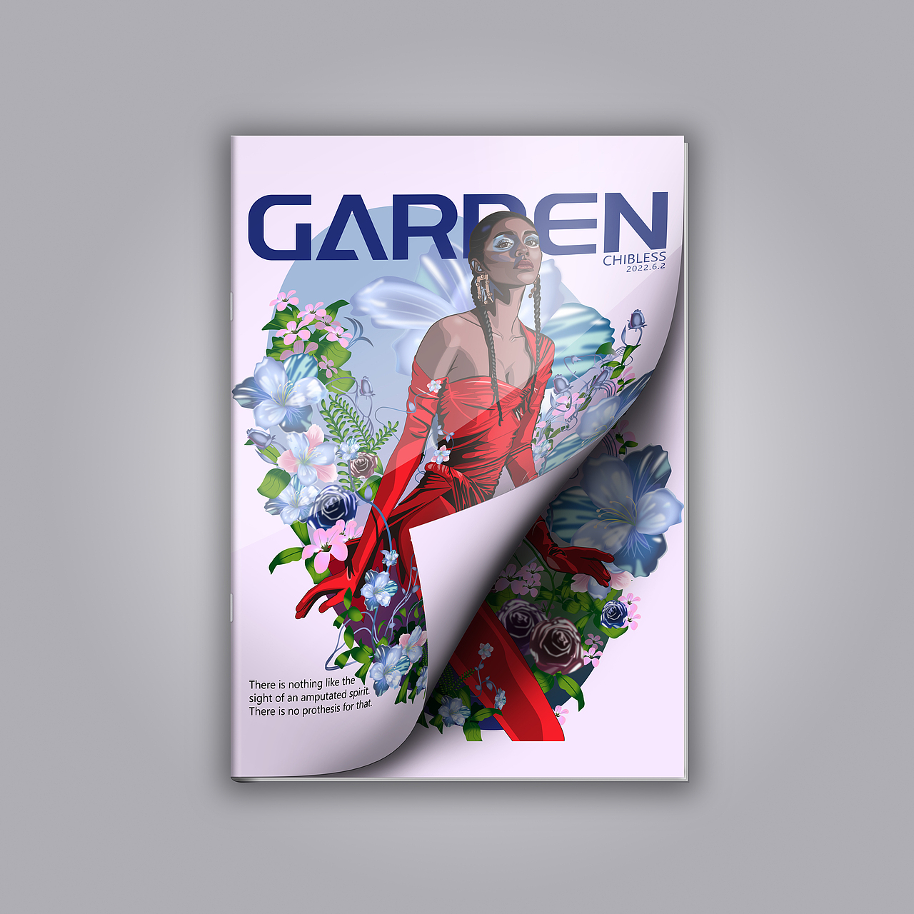 聞香識女人-GARDEN-潮流插畫（圖ZMzAzNDgyNjg4） - 商業(yè)插畫 - 站酷設計師Chibless大婷原創(chuàng)素材 - 站酷ZCOOL